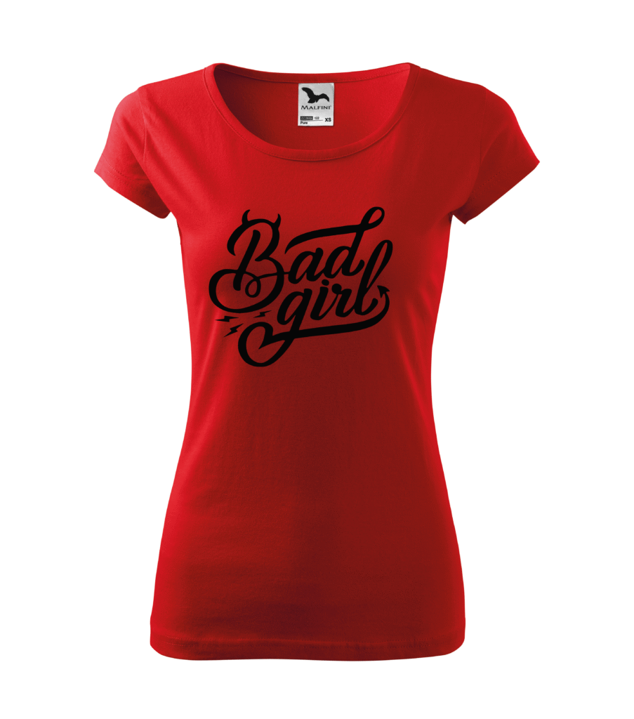 Tricou Rosu Bad G