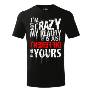 Tricou Negru CRAZY