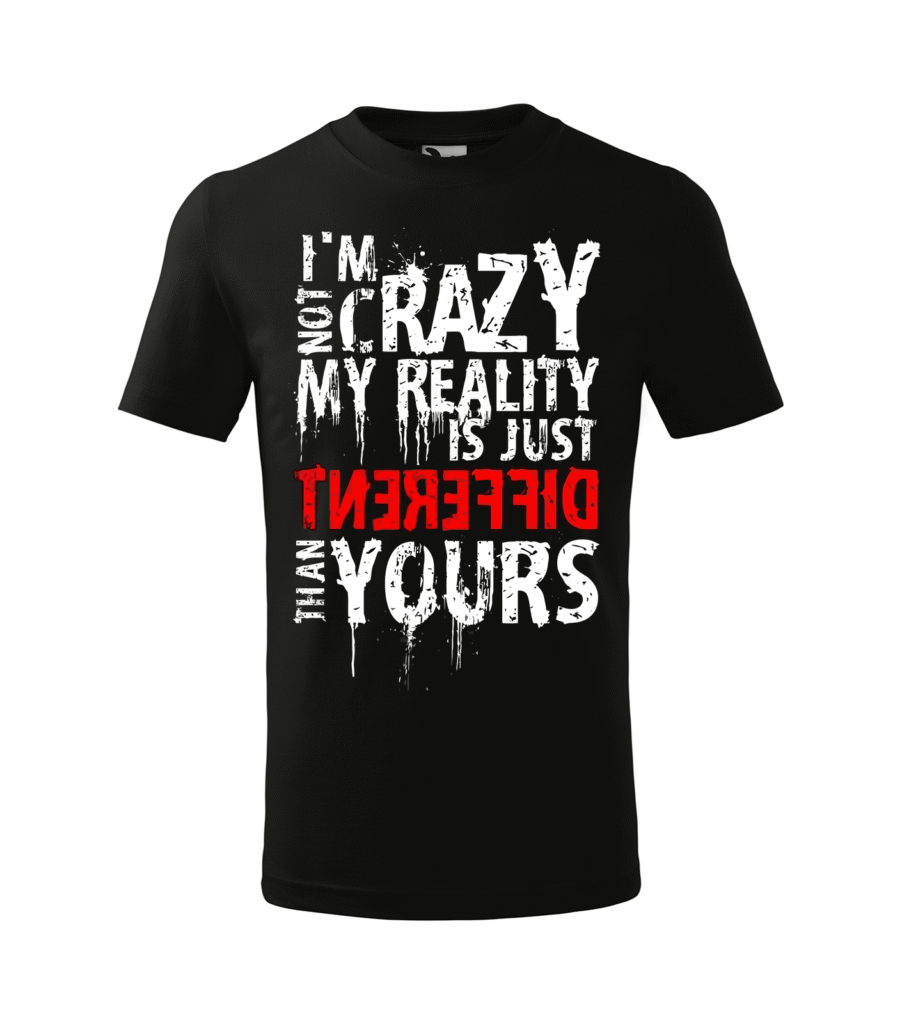 Tricou Negru CRAZY
