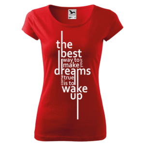 Tricou Rosu Dreams
