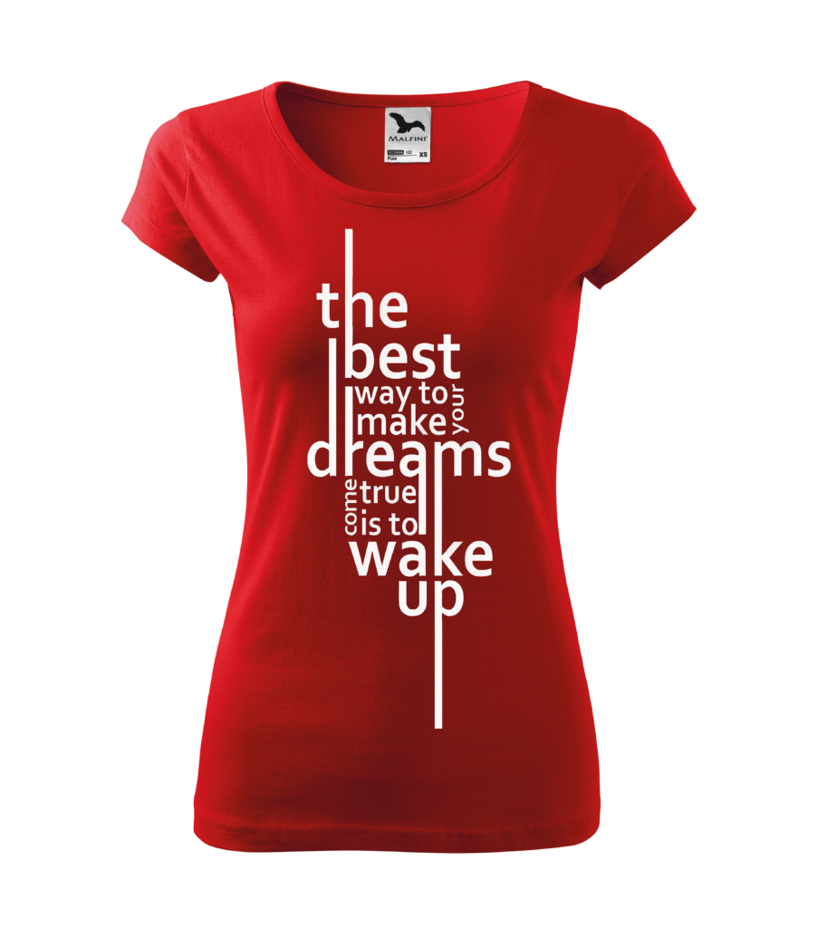 Tricou Rosu Dreams