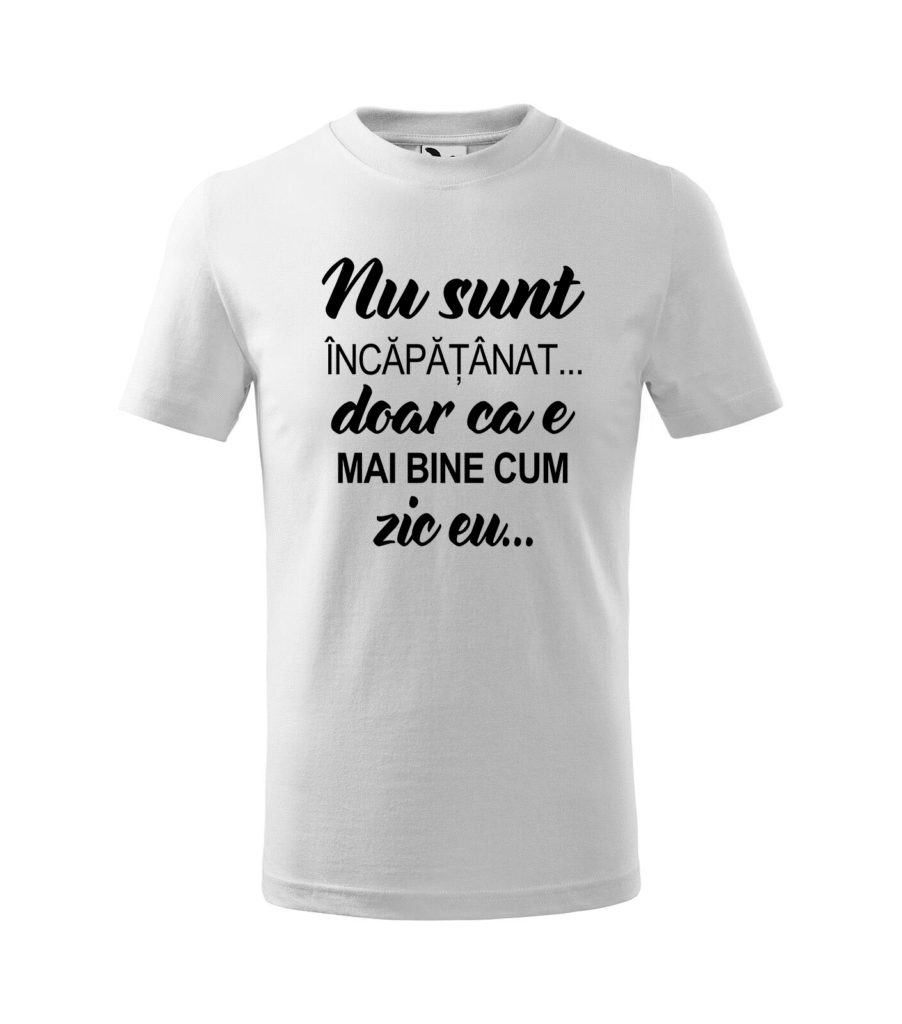 Tricou Alb INCAPATANAT