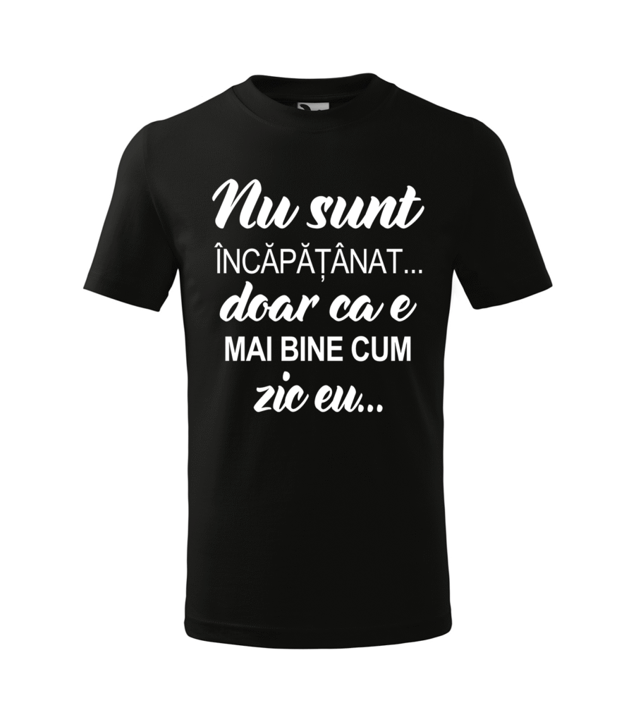 Tricou Negru INCAPATANAT