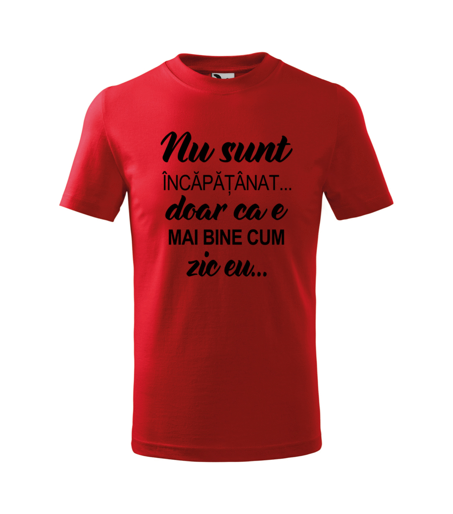 Tricou Rosu INCAPATANAT