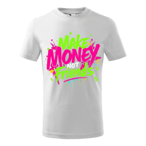 Tricou Alb Make Money