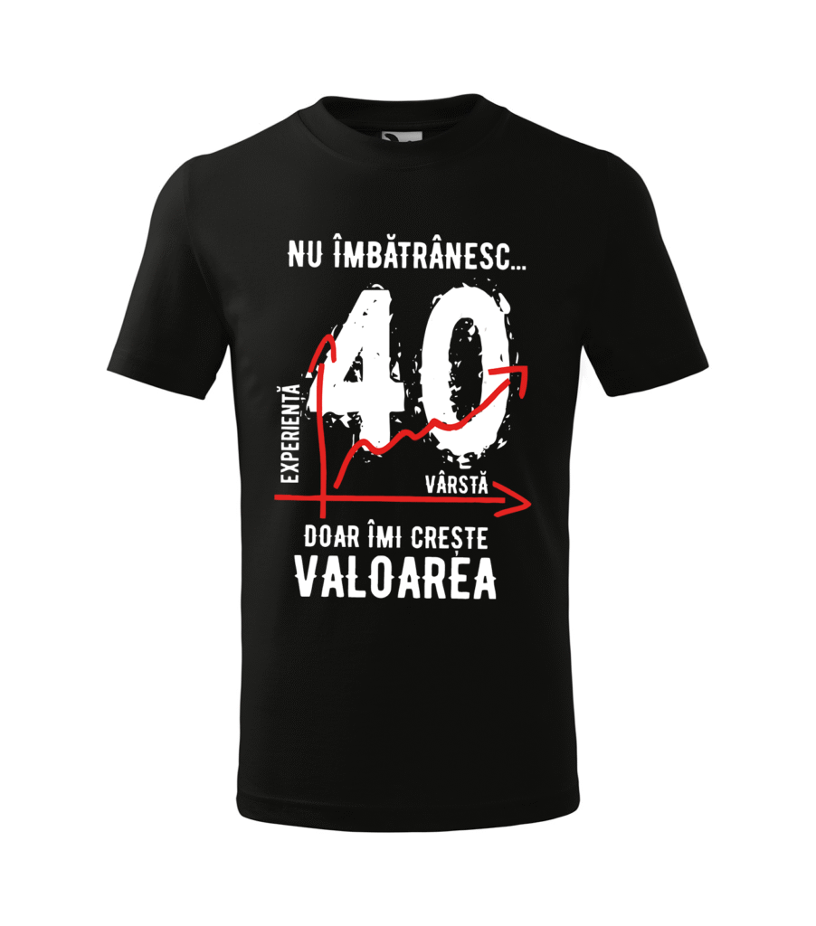 Tricou Negru Valoare 40