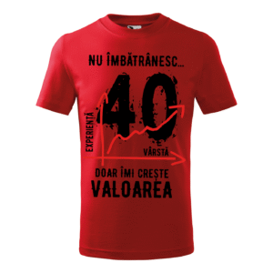 Tricou Rosu Valoare 40